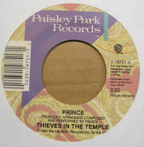 Prince - Thieves In The Temple b/w Thieves In The Temple Part Two