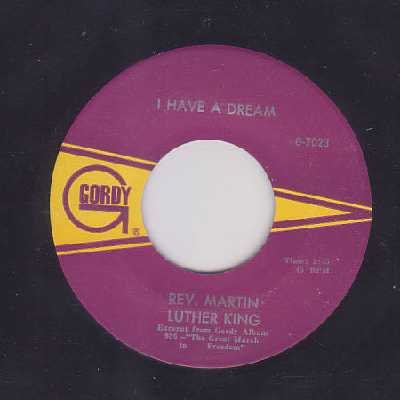 Rev. Martin Luther King b/w Liz Lands - We Shall Overcome