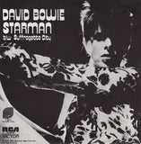 David Bowie - Starman / Suffragette City w/ PS import on RED vinyl