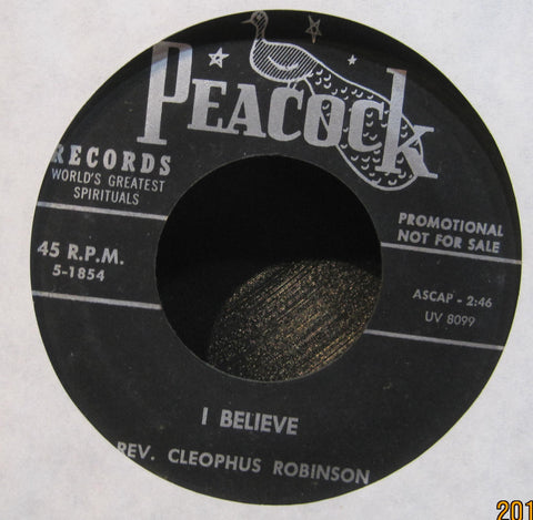 Reverend Cleophus Robinson and Sister Josephine James - I Believe / Sweet Home