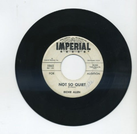 Richie Allen - Not So Quiet/ A Touch Of Blue