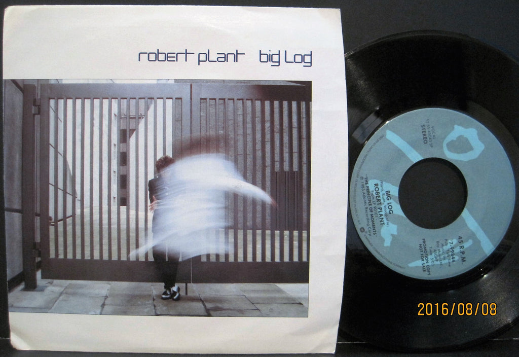 Robert Plant - Big Log   PROMO PS