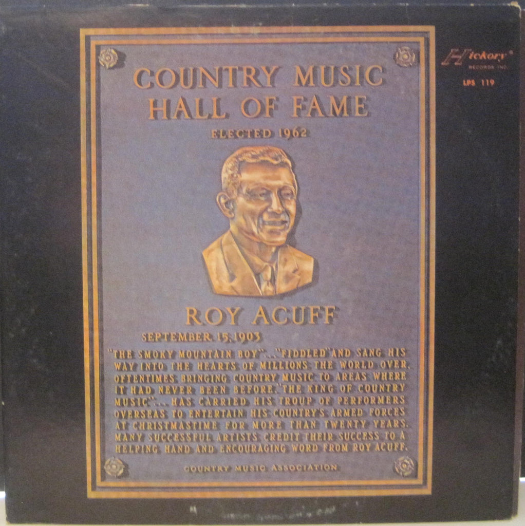Roy Acuff - Hall of Fame