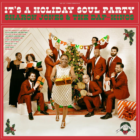 Sharon Jones & The Dap-Kings - It's a Holiday Soul Party Limited Edition "candy cane" Vinyl