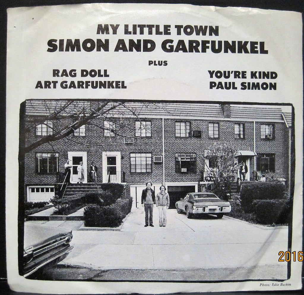 Simon and Garfunkel - My Little Town 45 & PS