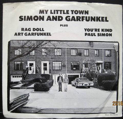 Simon and Garfunkel - My Little Town 45 & PS