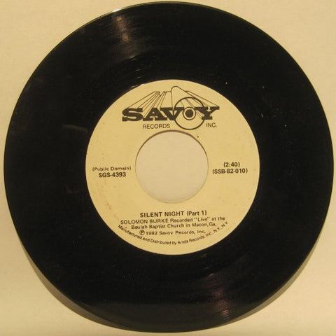Solomon Burke - Silent Night (Part 1)/ Silent Night (Part 2)