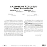 Sonny Rollins - Saxophone Colossus - 180g import coloured vinyl