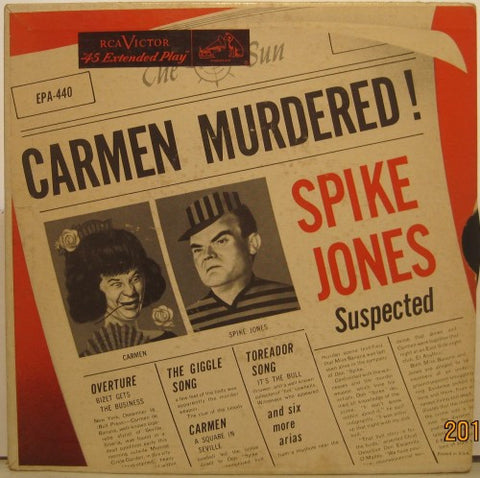 Spike Jones - Carmen Murdered Ep/ Carmen Part 1/ Carmen Part 2
