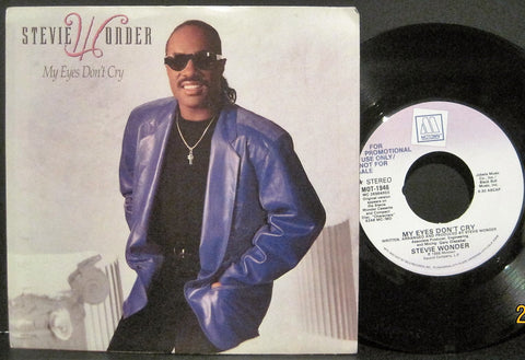 Stevie Wonder - My Eyes Don't Cry  PROMO PS