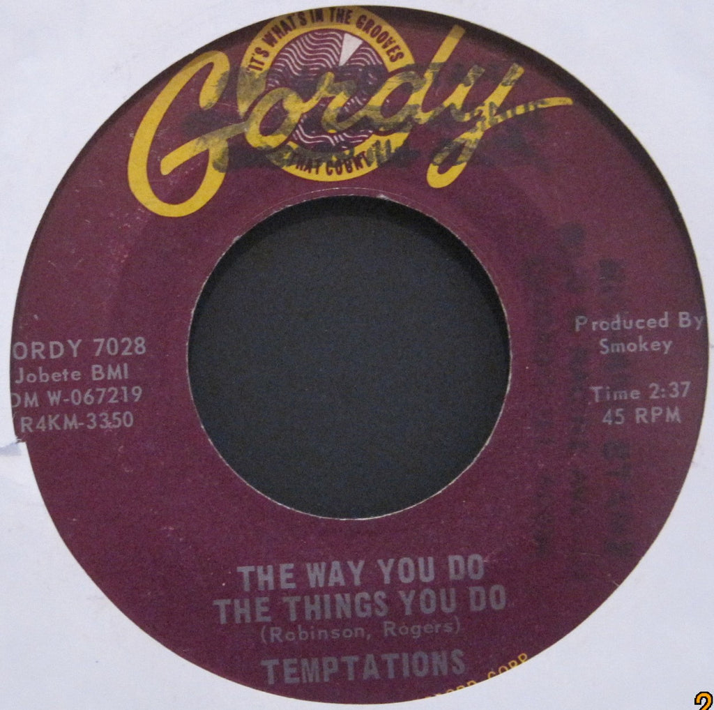 Temptations - The Way You Do The Things You Do b/w Just Let Me Know