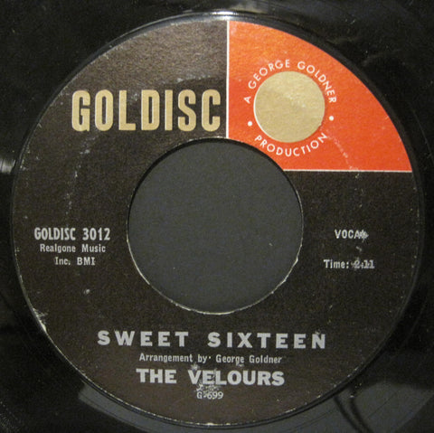 Velours - Sweet Sixteen b/w Daddy Warbucks