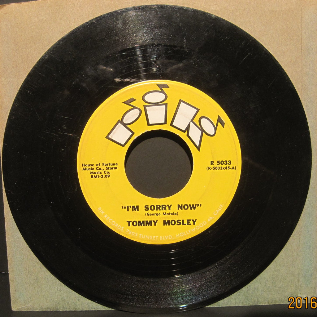 Tommy Mosley - I'm Sorry Now b/w Call Me Darling