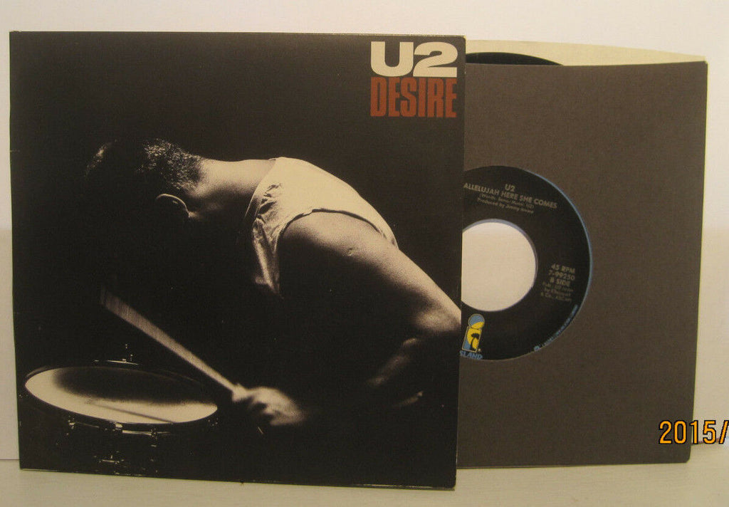 U2 - Desire b/w Hallelujah Here She Comes