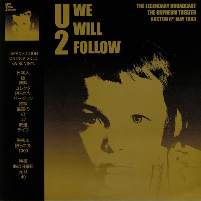 U2 - We Will Follow - Live in 1983 - Import LP GOLD vinyl!