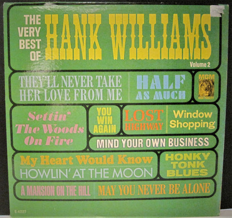 Hank Williams - The Vesry Best of Hank Williams Vol. 2