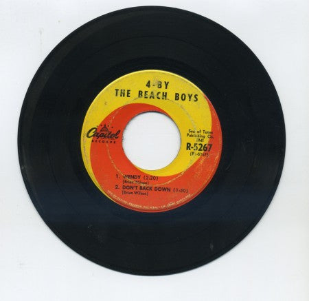 Beach Boys - 4 - by The Beach Boys/ Wendy / Don't Back Down/ Little Honda / Hushabye
