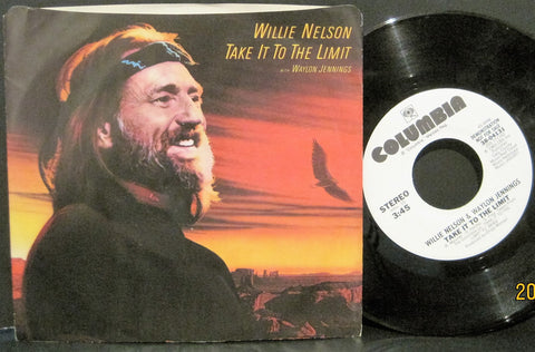 Willie Nelson & Waylon Jennings - Take it to the Limit b/w Take it to the Limit PROMO w/Ps