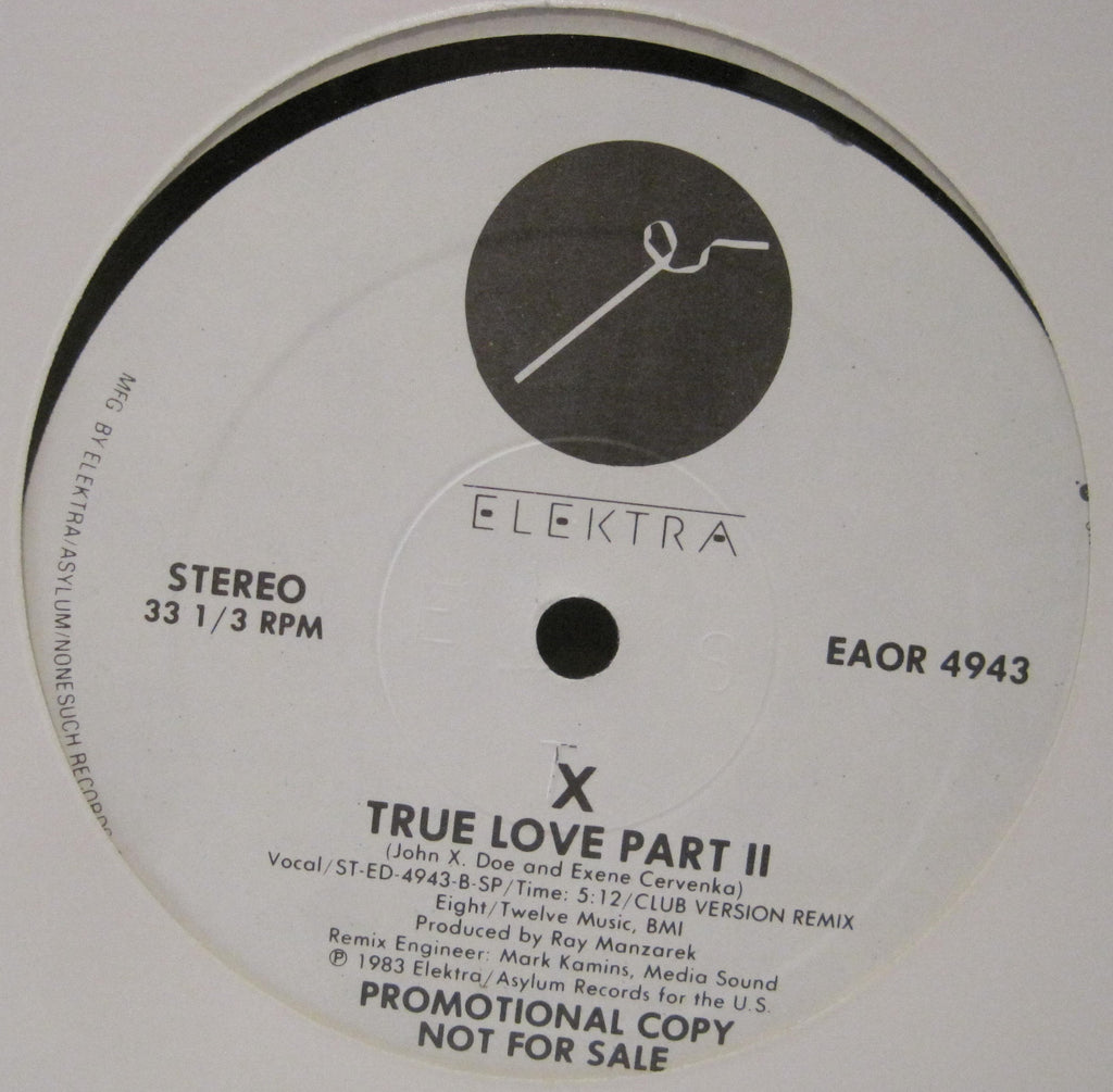 X - True Love Part II  12"