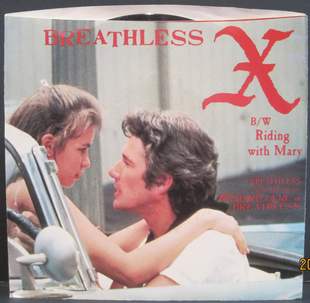 X - Breathless b/w Riding with Mary