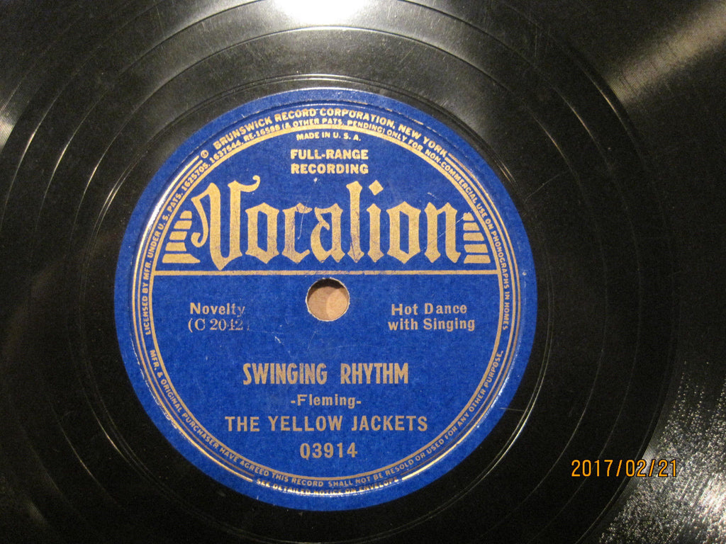 The Yellow Jackets - Swinging Rhythm b/w My Little Girl