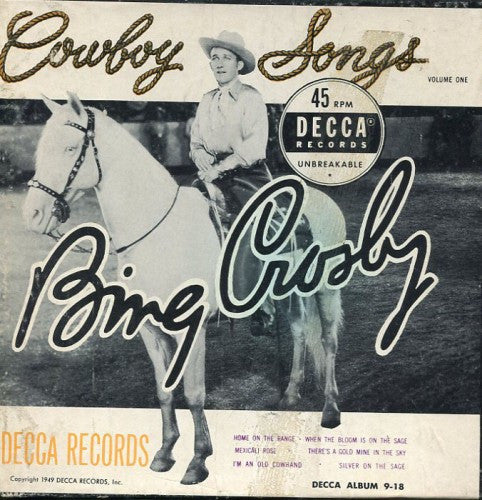 Bing Crosby - Cowboy Songs Vol. 1