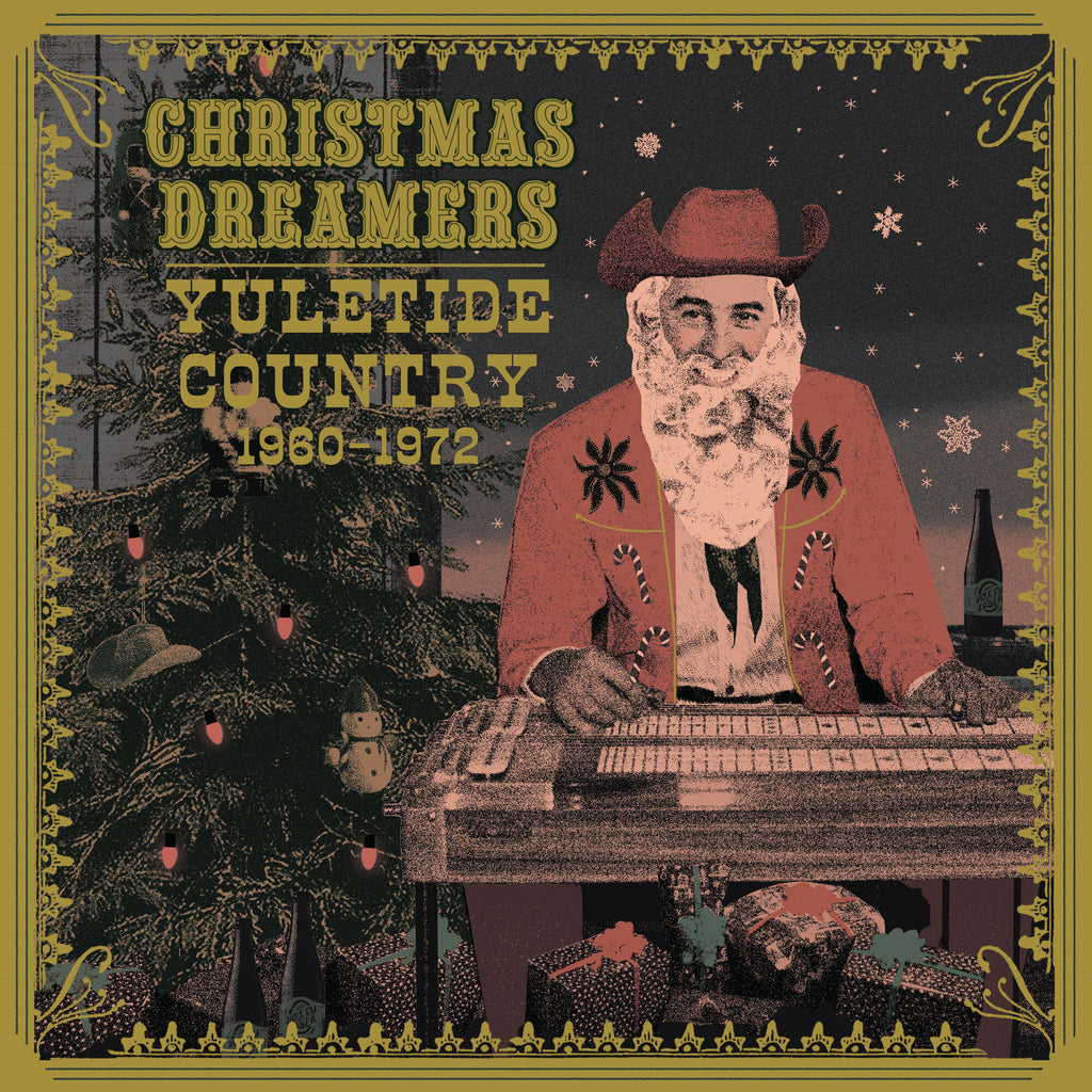 Various - Christmas Dreamers: Yuletide Country 1960-1972 on "windy city sludge" colored vinyl