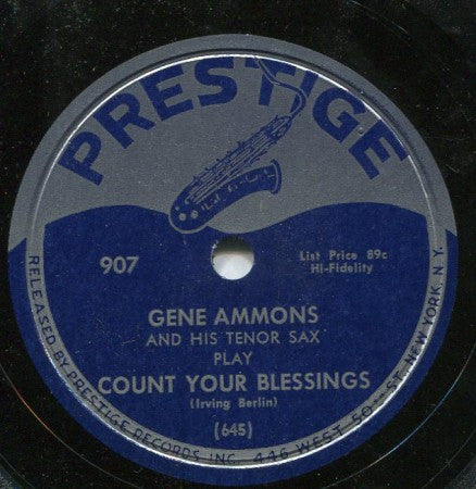 Gene Ammons - Count Your Blessings/ Cara Mia