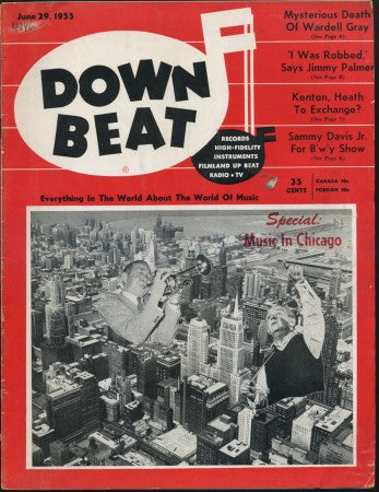 Down Beat - June 29, 1955 / Music in Chicago