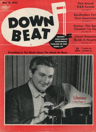 Down Beat - May 18, 1955/ Liberace