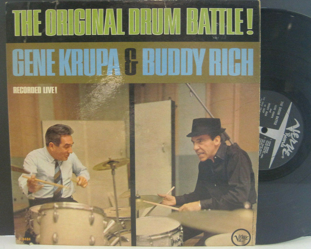Gene Krupa and Buddy Rich - The Original Drum Battle - Recorded Live!