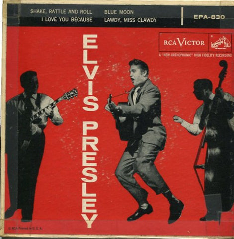 Elvis Presley - Shake Rattle & Roll / I Love You Because/ Blue Moon / Lawdy Miss Clawdy EP