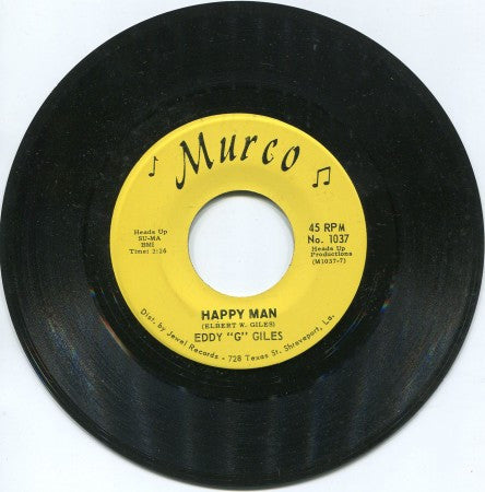 Eddy Giles - Music/ Happy Man