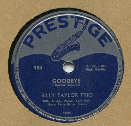 Billy Taylor - Goodbye / Eddie's Theme