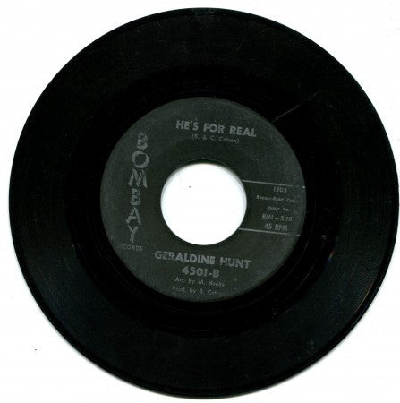 Geraldine Hunt - Cheaper Than One/ He's for Real