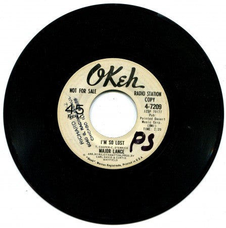 Major Lance - I'm So Lost/ Sometimes I Wonder
