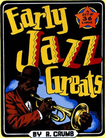 Early Jazz Greats Trading Cards - R. Crumb: Artist