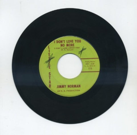 Jimmy Norman - I Don't Love You No More/ Tell Her For Me