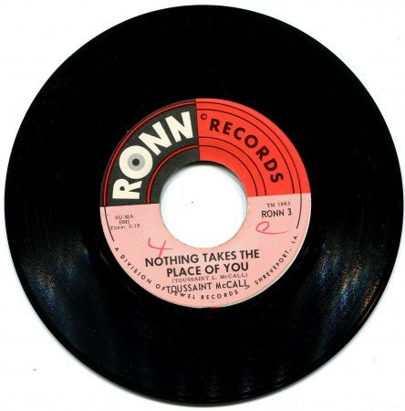 Toussaint McCall - Nothing Take the Place of You/ Shimmy