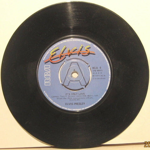 Elvis Presley - It's Only Love b/w Beyond The Reef UK