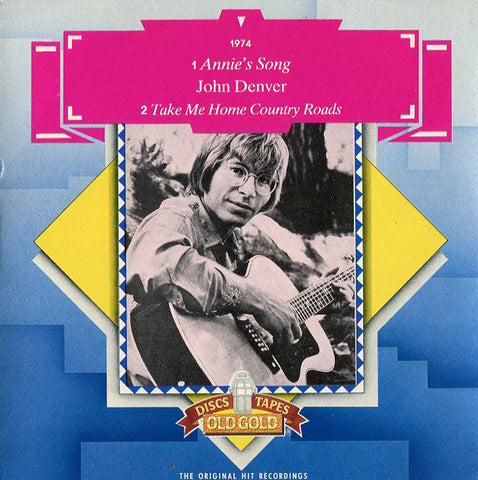 John Denver - Annie's Song / Country Roads U.K. import w/ Picture Sleeve