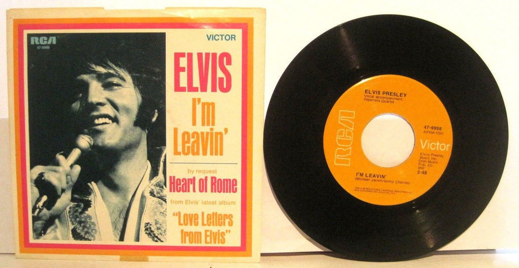 Elvis Presley - I'm Leavin / Heart of Rome w/ PS