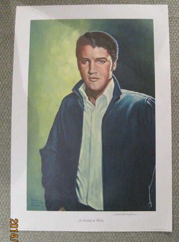 Elvis Presley "A Tribute to Elvis" by Robert Charles Howe Signed Print / Poster