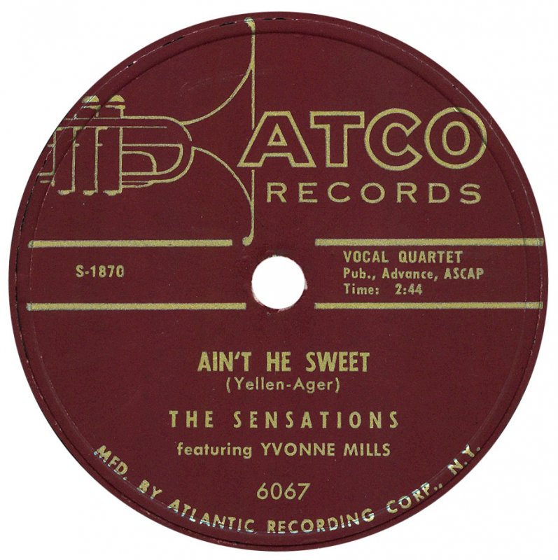 Sensations - Please Mr. Disc Jockey b/w Ain't He Sweet