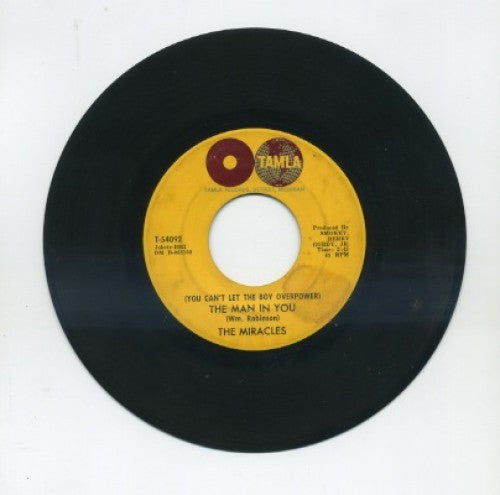 Miracles - (You Can't Let The Boy Overpower) The Man In You/ Heartbreak Road (White, Robinson)