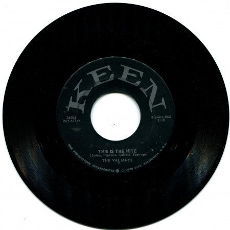 Valiants - This Is The Nite/ Good Golly Miss Molly