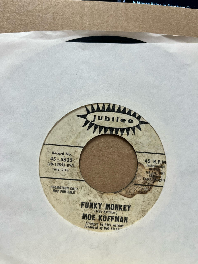 Moe Koffman - Funky Monkey b/w Do You Know The Way to San Jose