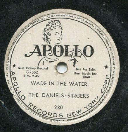 Daniels Singers - Wade in the Water / I'm Leaning