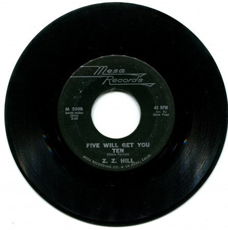 Z. Z. Hill - The Right to Love/ Five will get you Ten